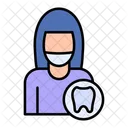 Dentist Doctor Woman Icon