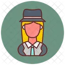 Female detective  Icon