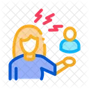 Female Discussion Conviction Icon