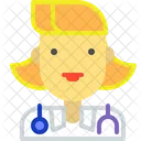 Female doctor  Icon