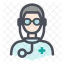 Female Doctor  Icon