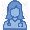 Female Doctor Surgeon Healthcare Doctor Icon