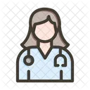 Doctor Female Woman Icon