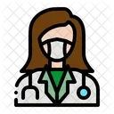 Female Doctor  Icon