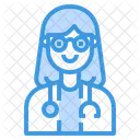 Female Doctor  Icon