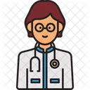 Female Doctor  Icon