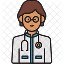 Female Doctor  Icon