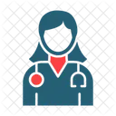 Female Doctor  Icon