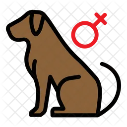 Female Dog  Icon