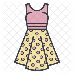 Female Dress  Icon