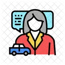 Female Driver  Icon