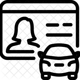 여성운전면허증  아이콘