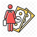 Female Economic Activity Icon