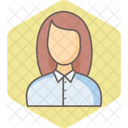 Female Employee  Icon