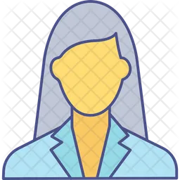 Female Employee  Icon