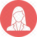 Female Employee  Icon
