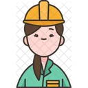 Female Engineer Icon