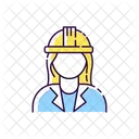 Female Engineer  Icon