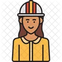 Female Engineer  Icon