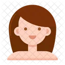 Female Face  Icon