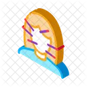 Female Face Acupuncture Icon