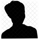 Female Face Silhouette  Icon