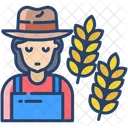 Awoman Farmer Icon