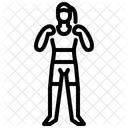 Fighter Female Mma Icon
