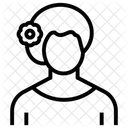 Florist Shop Owner Gardener Icon