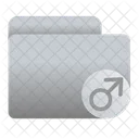 Female Folder  Icon