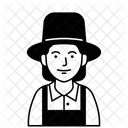 Female Gardener  Icon