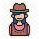 Gardener Woman Female Icon