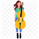 Female Guitarist Girl Guitarist Female Artist Icon