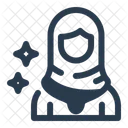 Female Hajj Pilgrim Woman Hijab Icon