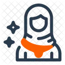 Female Hajj Pilgrim Woman Hijab Icon