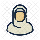 Female hijab Icon