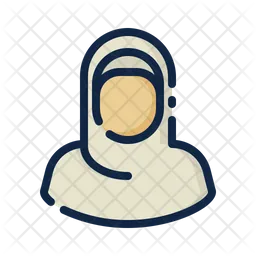 Female hijab  Icon