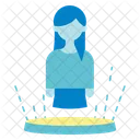 Female Hologram  Icon