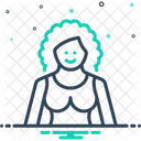 Female Dame Distaff Icon