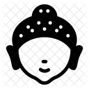 Female Teenager Female Face Icon