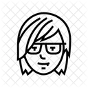 Female Avatar Emo Icon