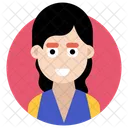 Female Avatar Girl Icon
