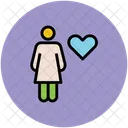 Female Love Romance Icon