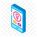 Female Woman Phone Icon
