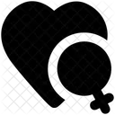 Female Heart Love Icon