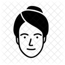 Woman Persona Face Icon