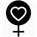 Female Love Valentine Icon