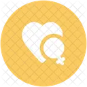 Female Heart Love Icon