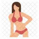 Female Bikini Swimsuit Icon