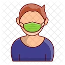Female Safety Mask 아이콘